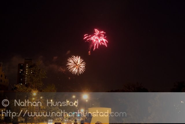Minneapolis fireworks on 4 July 2010